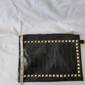 Black clutch purse